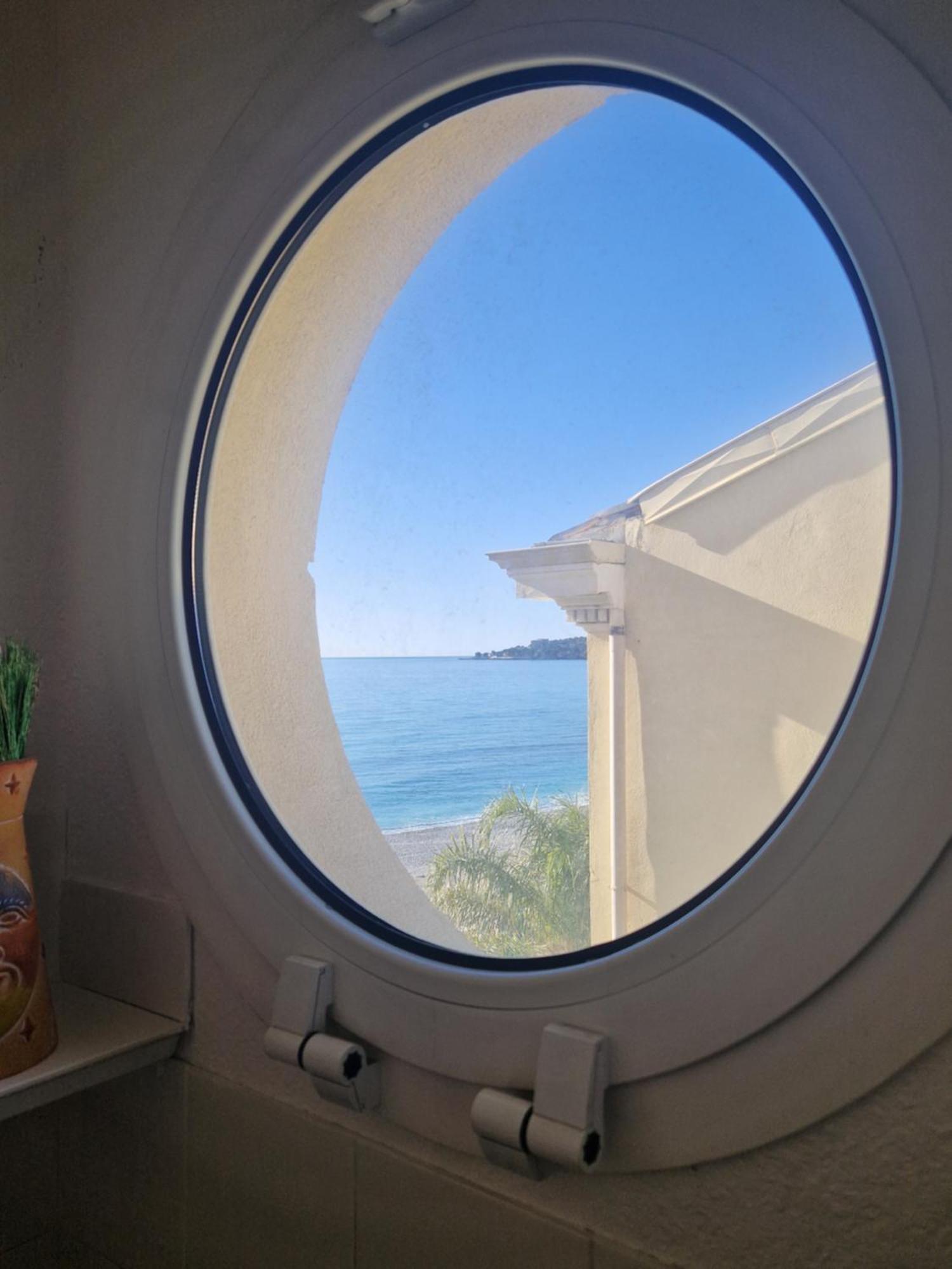 Villa Azzurra Menton Apt Luxe, Front Mer, 4Th Floor Of 5, Wifi, Tvsat, Climate Dış mekan fotoğraf